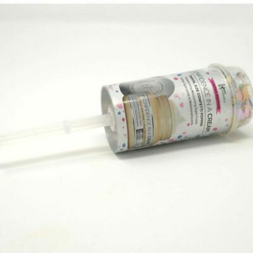 It Cosmetics Confidence In A Cream Confetti Popper Travel Size 0.5oz/15ml - Picture 2 of 6